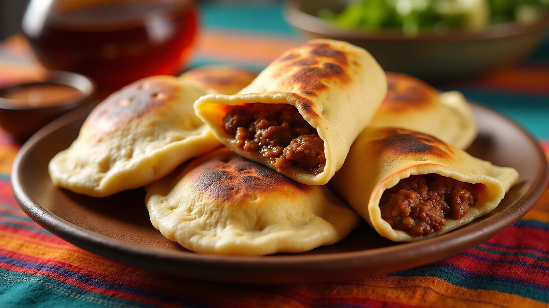 Gorditas de harina hechas a mano